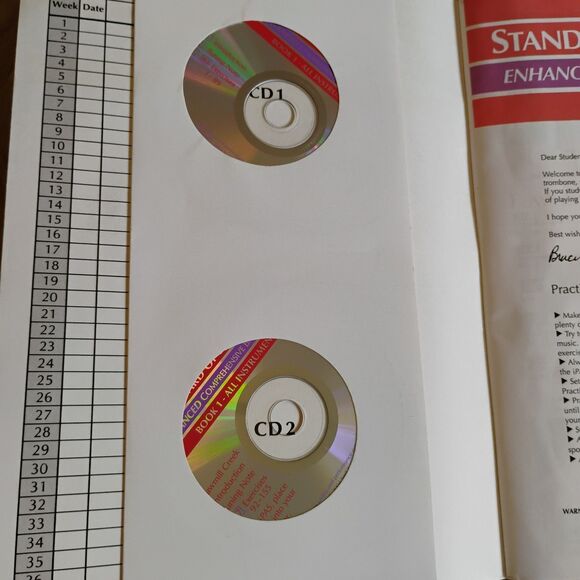 Standard of Excellence Enhanced Comprehensive Band Method Trombone Bk 1 with CD - Picture 3 of 6